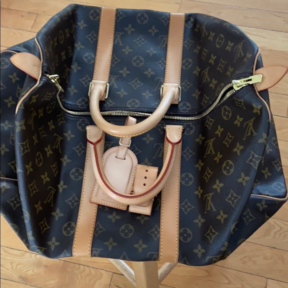 Authen LV keepall 45 Travel handbag